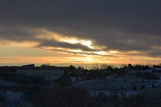 Sunrise in Colorado Springs by Dr. Jacob Mathew