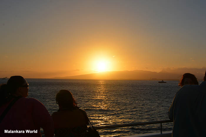 Sunset in Holnolulu, Hawaii Photo by Dr. Jacob Mathew