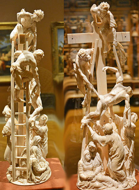 The Descent from the Cross, 1653, Ivory by Adam Lenckhardt photo by Dr. Jacob Mathew
