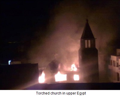 Torched Church in Upper Egypt