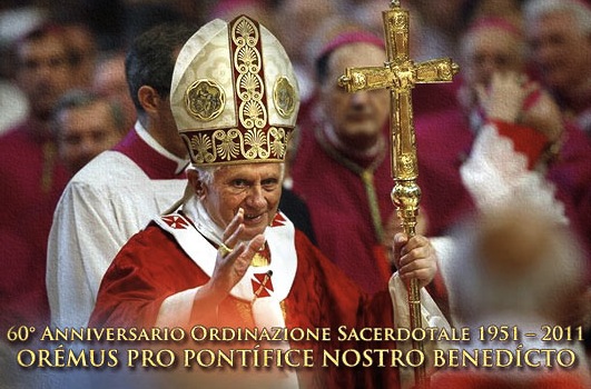 Pope Benedict XVI - Homily at 60th anniversary of priesthood in 2011