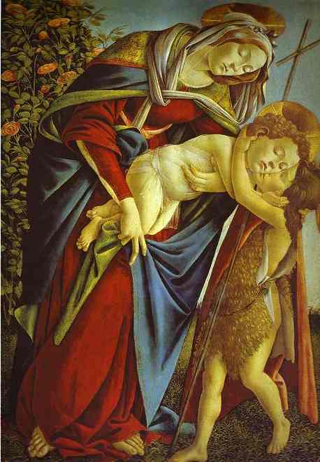 Madonna and Child with the Young Saint John the Baptist by Botticelli