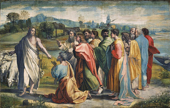 Christ's Charge to Peter by Raphael